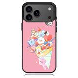 BTS BT21 Pink Cute iPhone 17 Pro Case RC4309