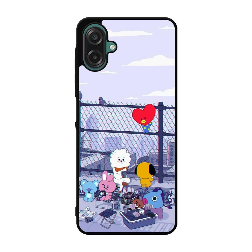 BTS BT21 Cute Rooftop Samsung Galaxy A07 Case OV4270
