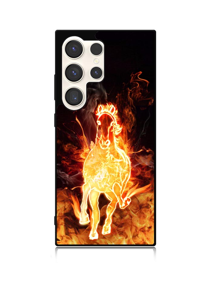 The Fire Horse Fast Run Samsung Galaxy S25 Ultra 5G Case QC7806