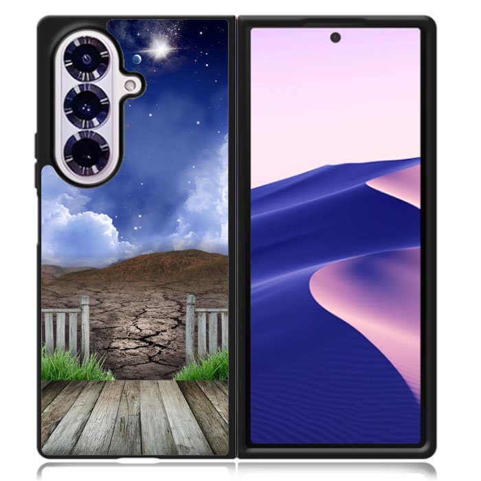 My Home In The Moon Samsung Galaxy Z Fold 7 Case OV8060