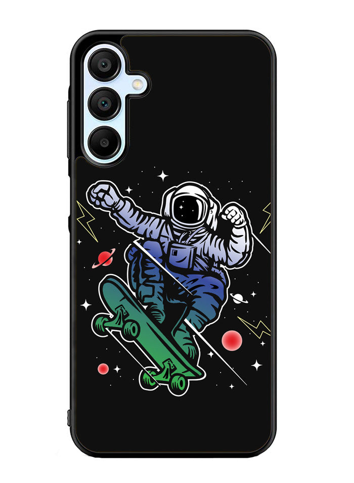 Astro Skateboard To Moon And Back Samsung Galaxy A35 5G Case OV3893