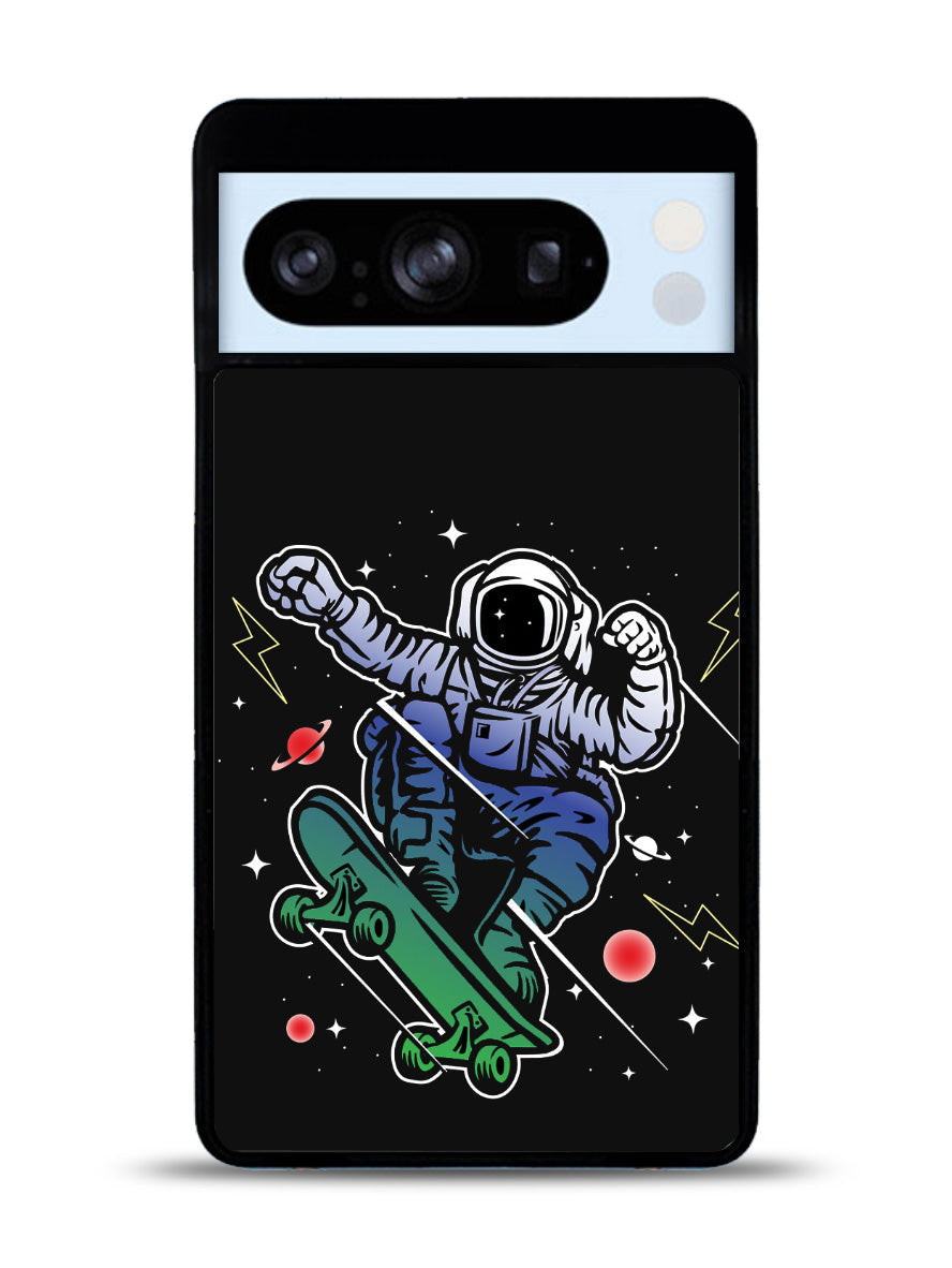 Astro Skateboard To Moon And Back Google Pixel 8 Pro Case QC3893