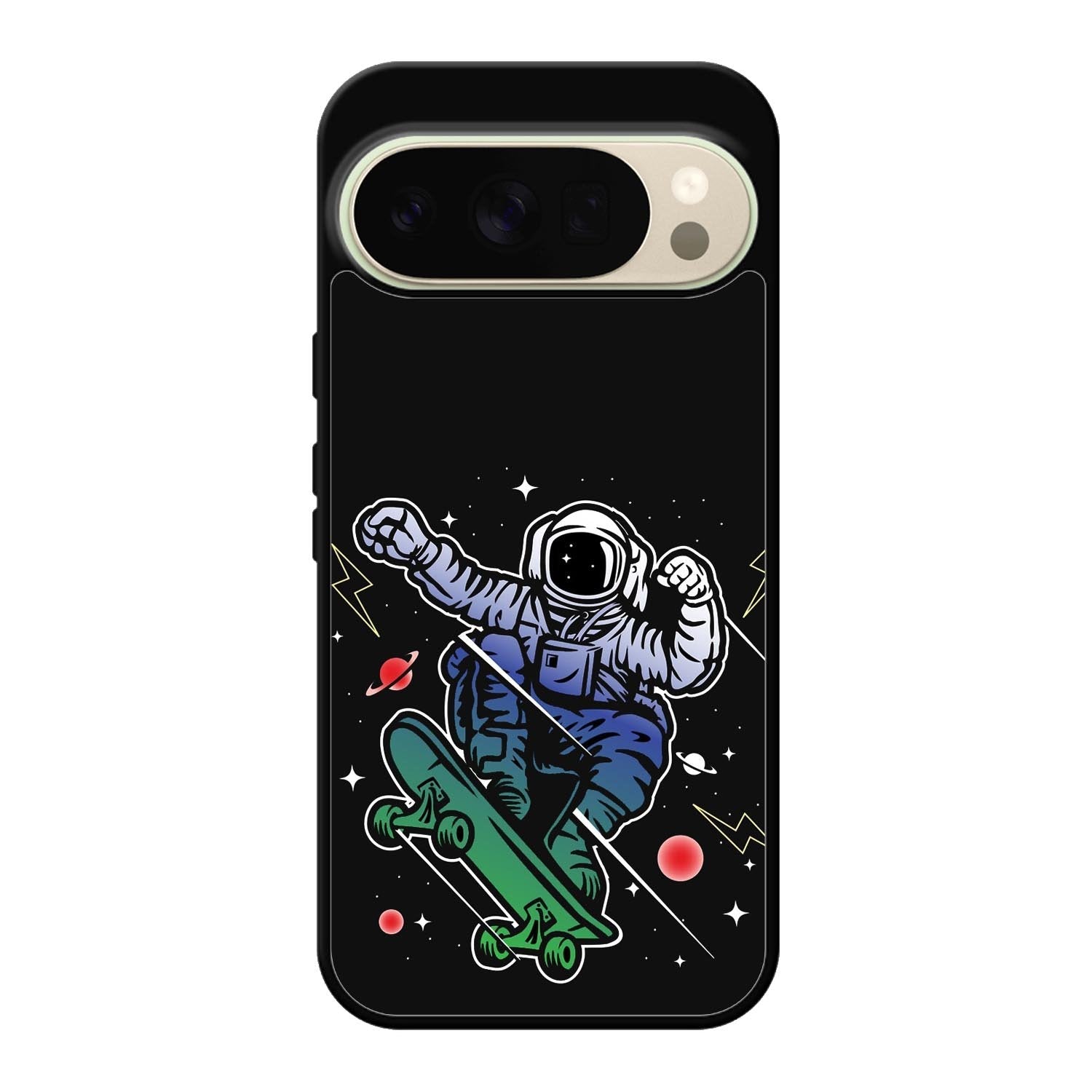 Astro Skateboard To Moon And Back Google Pixel 10 Pro XL Case QC3893