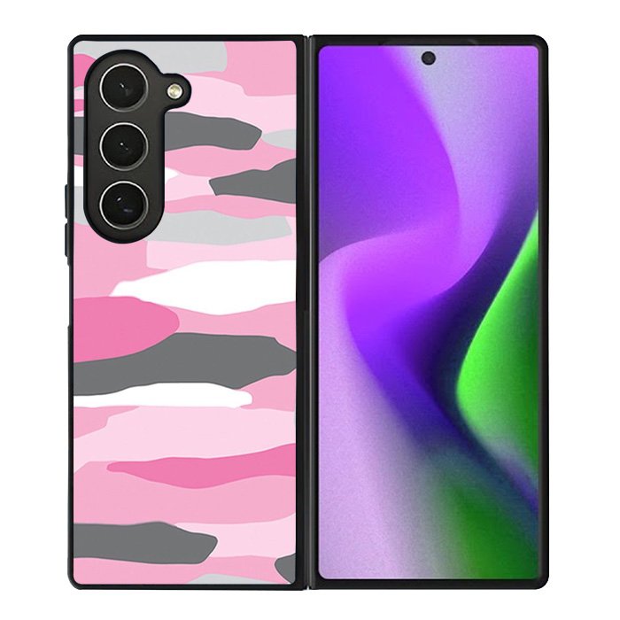 Pink Camo Samsung Galaxy Z Fold 6 5G 2024 Case OV2911