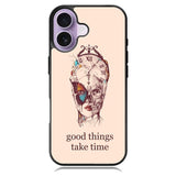 Good Things Take Time iPhone 17 Case OV8299