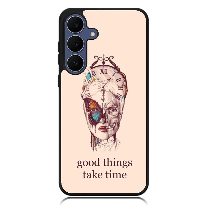 Good Things Take Time Samsung Galaxy S25 FE Case OV8299