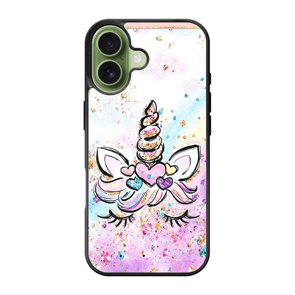 Cute Unicorn Sparkling iPhone 17 Case