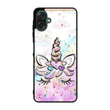 Cute Unicorn Sparkling Samsung Galaxy A07 Case