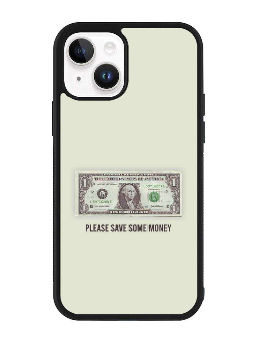 Save Your Money iPhone 14 Plus Case QC7911