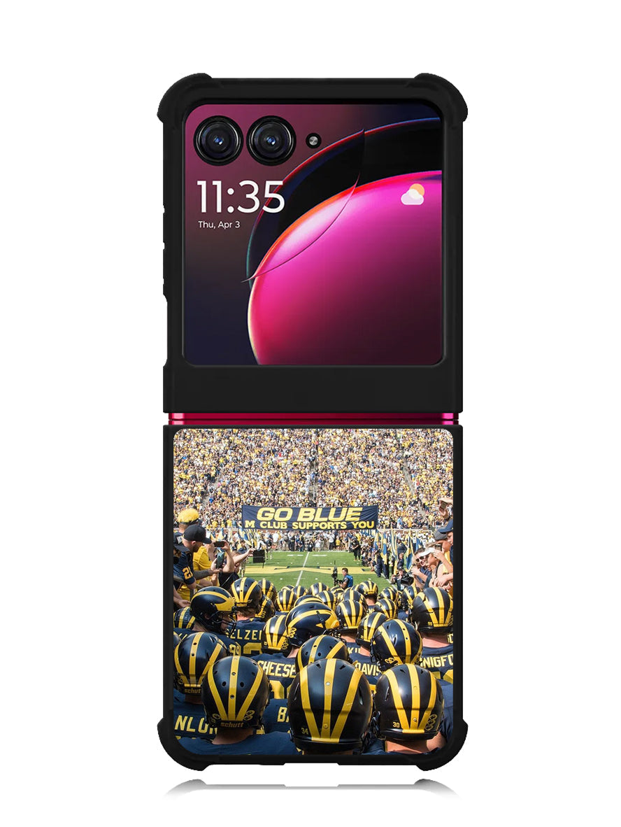michigan wolverines 10th Motorola Moto Razr Plus 2023 , Moto Razr+ 2023 Case