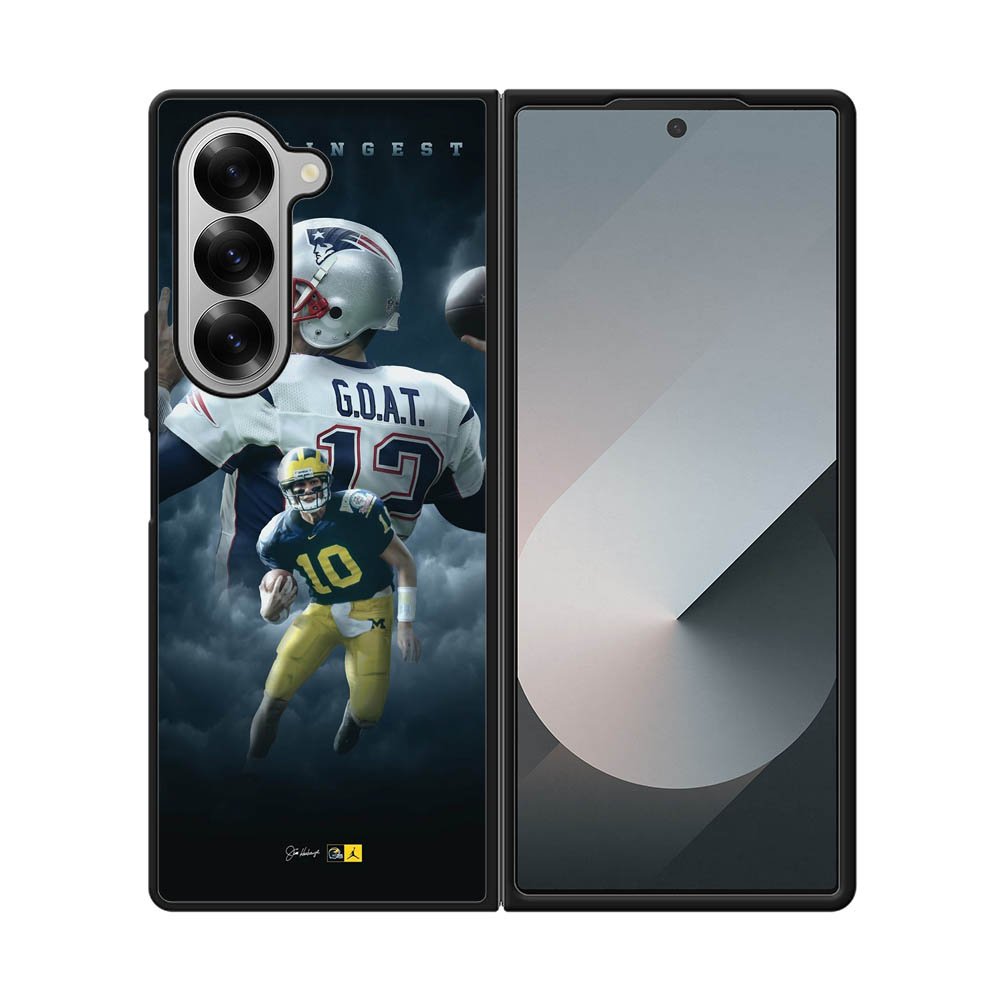 Tom brady the goat Michigan This Is Michigan Samsung Galaxy Z Fold 7 5G Case OV2172