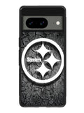 Steelers black and white Google Pixel 8 Case QC6899