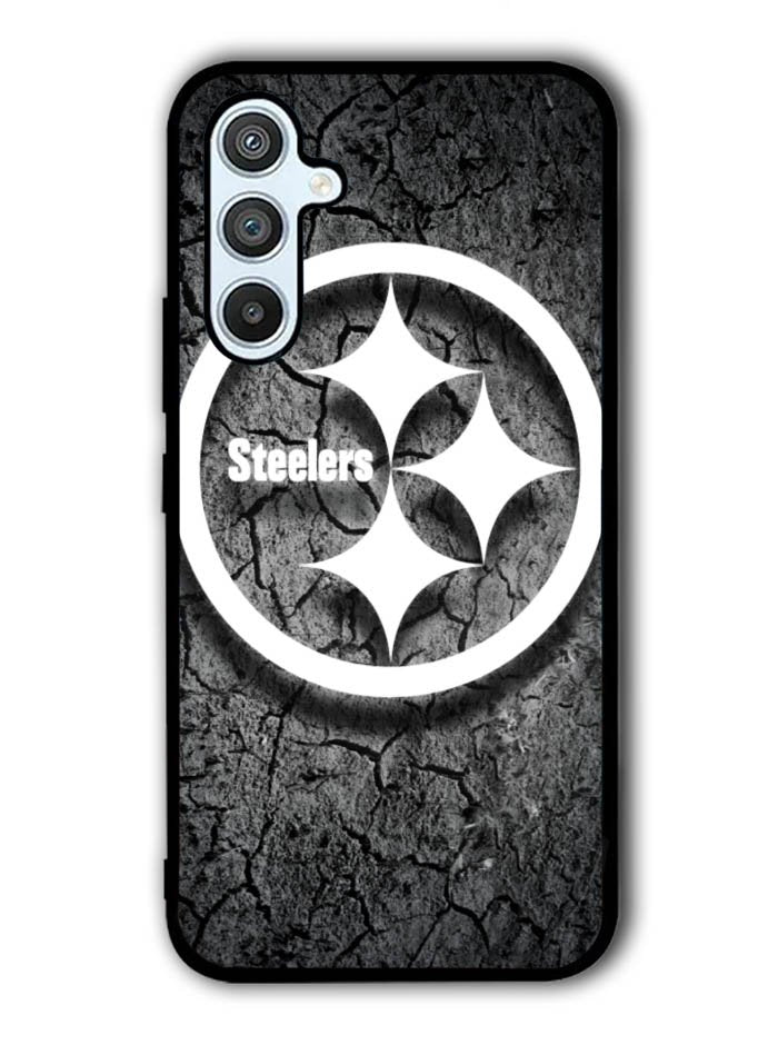 Steelers black and white Samsung Galaxy A14 5G Case QC6899