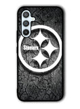 Steelers black and white Samsung Galaxy A54 5G Case OV6899