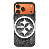 Steelers black and white iPhone 17 Pro Case OV6899