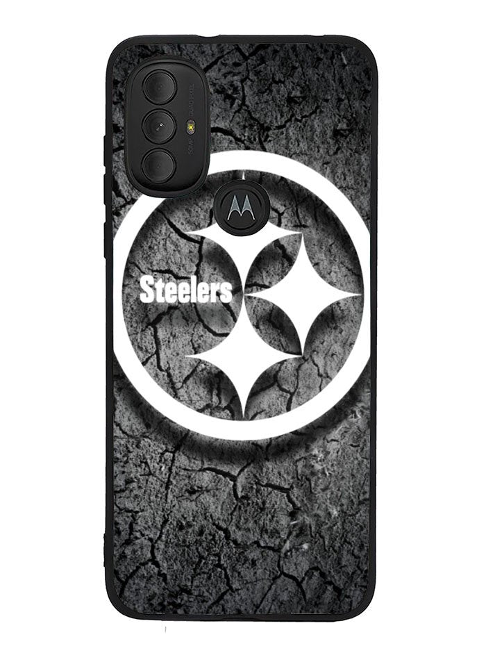 Steelers black and white Motorola Moto G Pure 2021 , Moto G Power 2022 Case OV6899