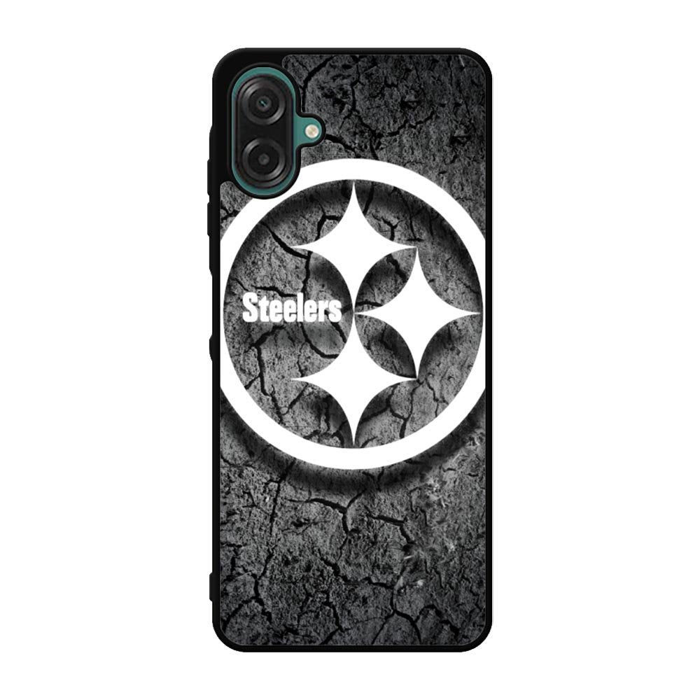 Steelers black and white Samsung Galaxy A07 Case OV6899