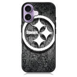 Steelers black and white iPhone 17 Case OV6899
