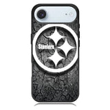 Steelers black and white iPhone 17 Air Case OV6899