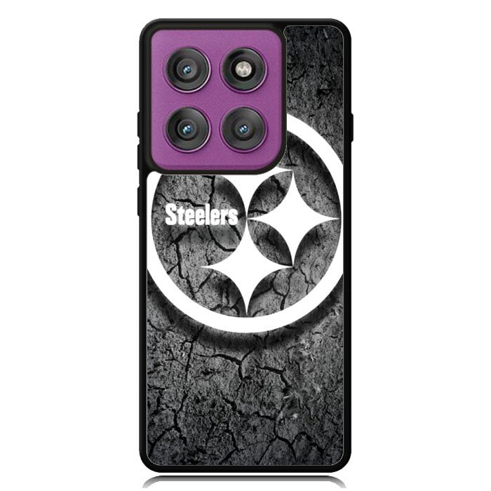 Steelers black and white Motorola Moto Edge 2025 | Moto Edge 60 Fusion | Moto Edge 60 Pro Case OV6899