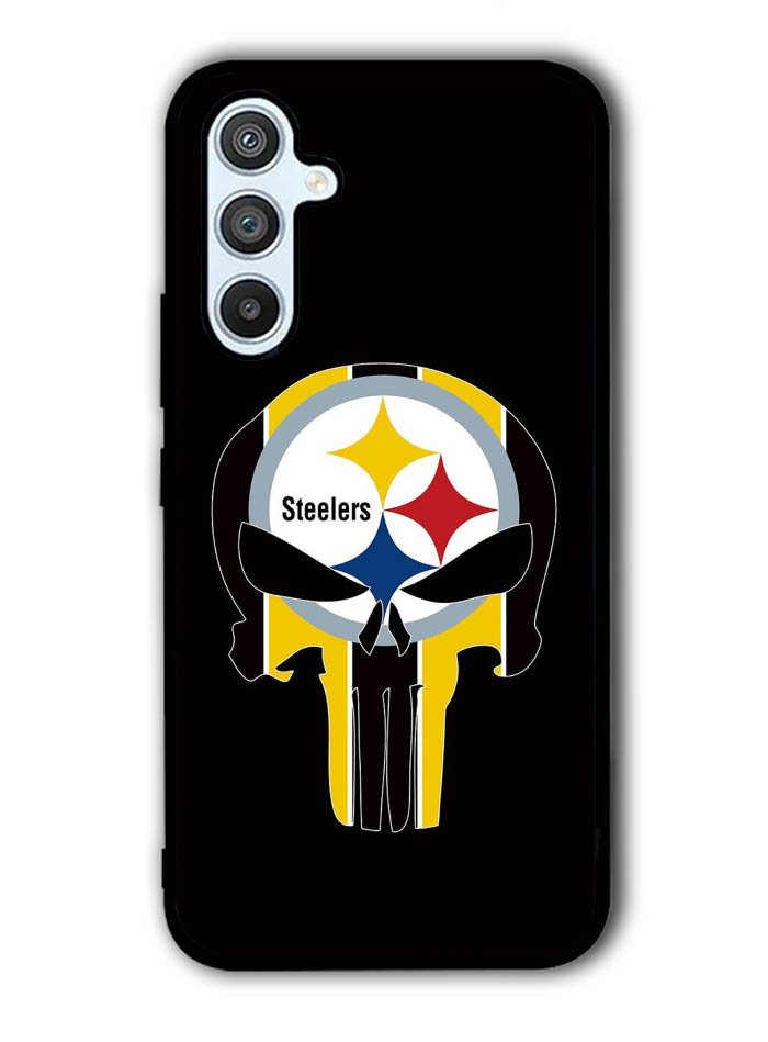 Pittsburgh Steelers skull flags Samsung Galaxy A14 5G Case QC2852