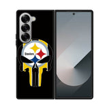 Pittsburgh Steelers skull flags Samsung Galaxy Z Fold 7 5G Case QC2852