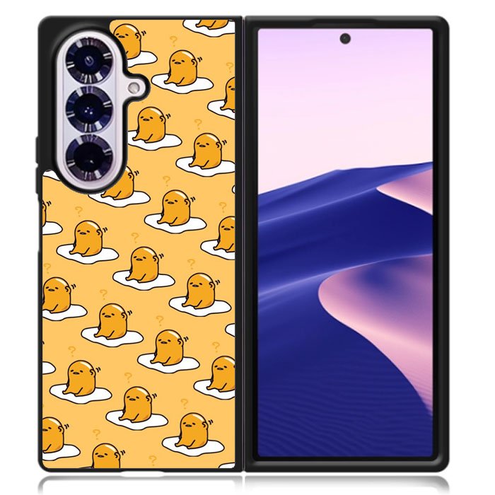 Gudetama Pattern Samsung Galaxy Z Fold 7 Case OV7029