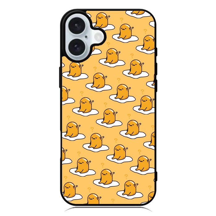 Gudetama Pattern iPhone 16 Case QC7029