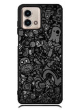 Doodle Grey Cool Motorola Moto G Stylus 5G 2023 Case OV7100