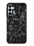 Doodle Grey Cool Samsung Galaxy A35 5G Case OV7100