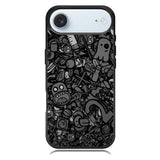 Doodle Grey Cool iPhone 17 Air Case OV7100