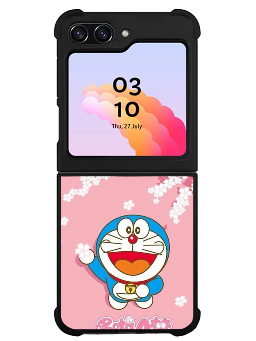 Doraemon Pink Sakura Summer Samsung Galaxy Z Flip 5 5G 2023 Case OV7092