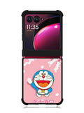 Doraemon Pink Sakura Summer Motorola Moto Razr Plus 2023 , Moto Razr+ 2023 Case OV7092