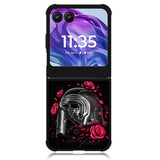 Star Wars Kylo Ren Helmet and Roses Motorola Moto Razr Plus 2024 , Moto Razr+ 2024 Case