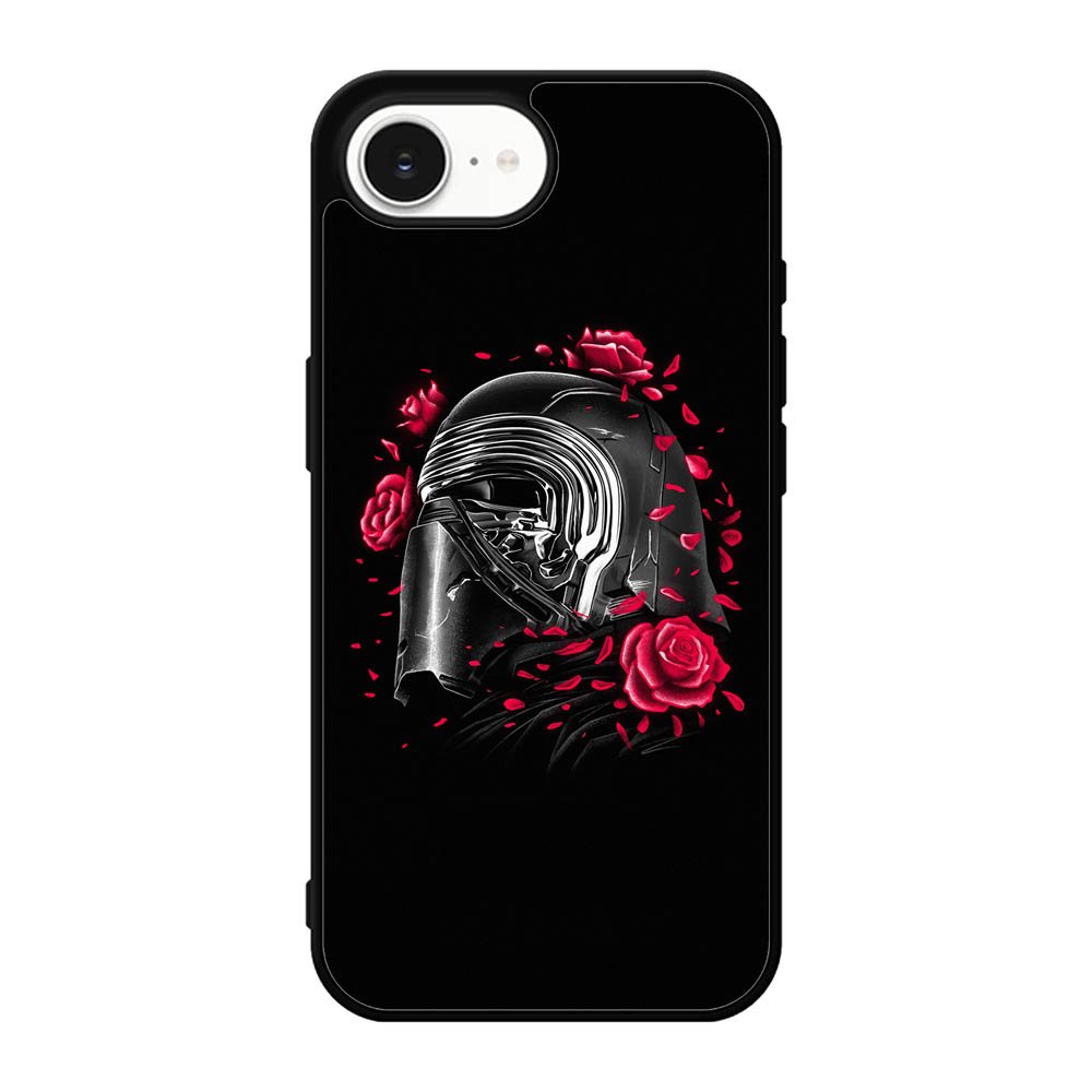 Star Wars Kylo Ren Helmet and Roses iPhone 17e Case