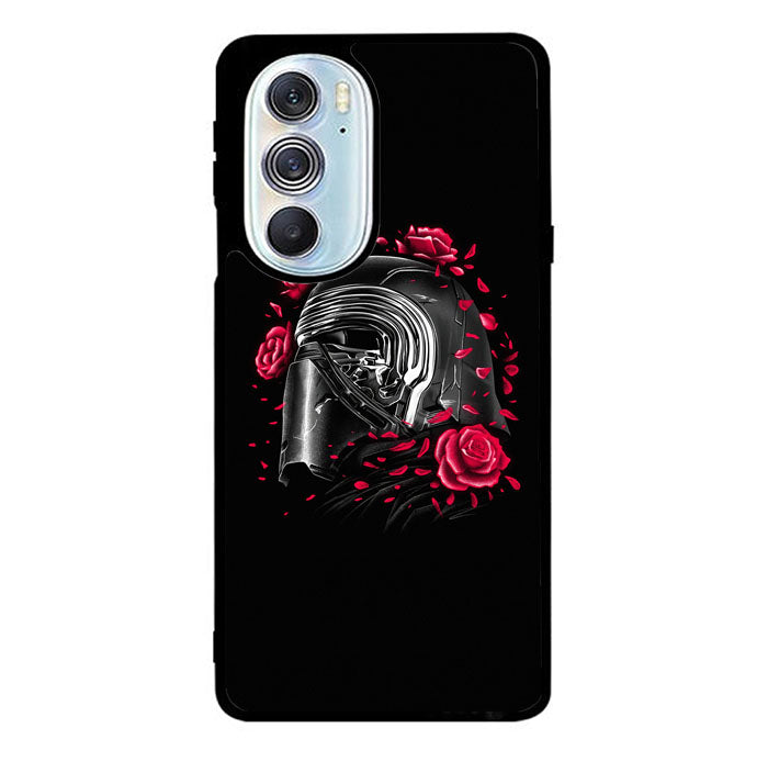 Star Wars Kylo Ren Helmet and Roses Motorola Moto Edge 2022 Case