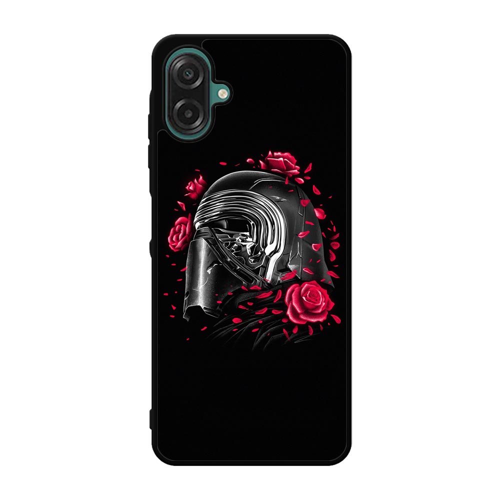 Star Wars Kylo Ren Helmet and Roses Samsung Galaxy A07 Case