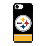 Pittsburgh Steelers Logo Strip iPhone 17e Case