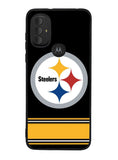 Pittsburgh Steelers Logo Strip Motorola Moto G Pure 2021 , Moto G Power 2022 Case
