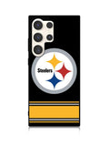 Pittsburgh Steelers Logo Strip Samsung Galaxy S24 Ultra 5G Case