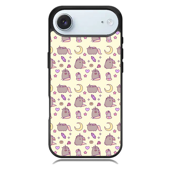 Pusheen The Cat Moon Pattern iPhone 17 Air Case OV6948
