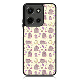 Pusheen The Cat Moon Pattern Motorola Moto G 5G 2025 Case OV6948