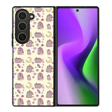 Pusheen The Cat Moon Pattern Samsung Galaxy Z Fold 6 5G 2024 Case OV6948