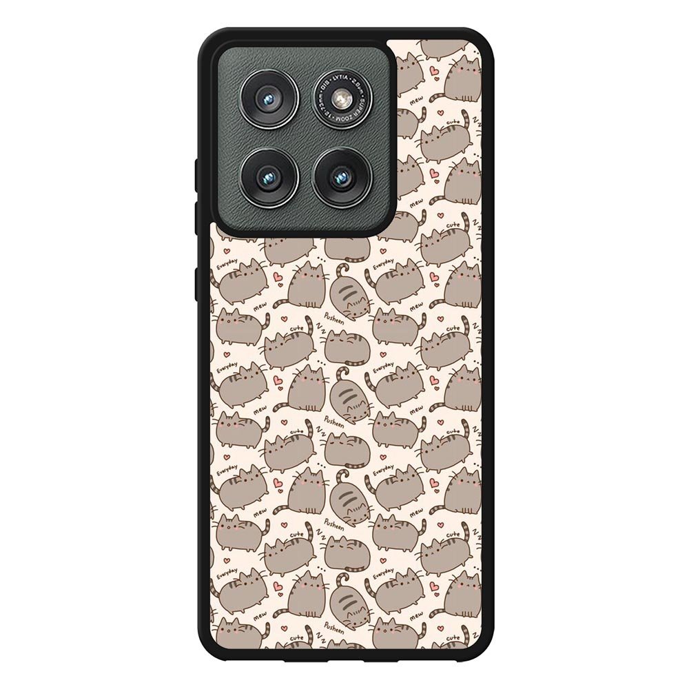 Pusheen The Cat Pattern Motorola Moto Edge 2025 Case OV6949