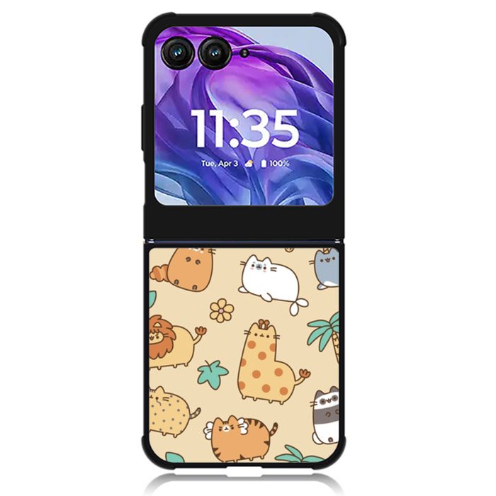 Pusheen The Cat Animal Motorola Moto Razr Plus 2024 , Moto Razr+ 2024 Case