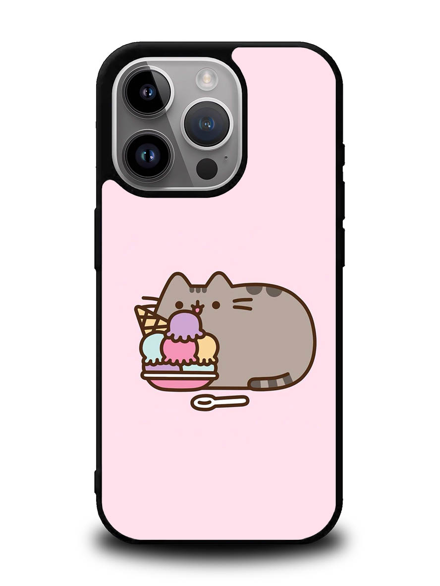 Pusheen The Cat Ice Cream iPhone 16 Pro Case OV6946