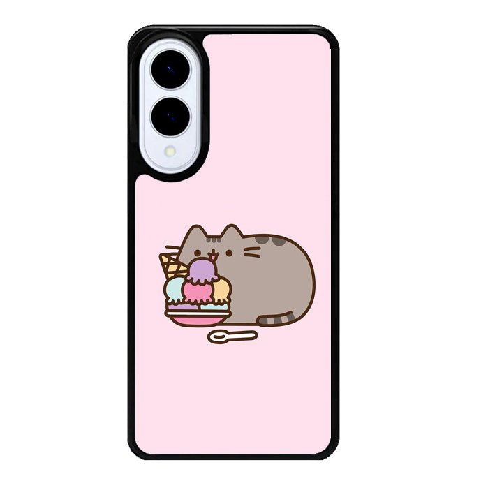 Pusheen The Cat Ice Cream Samsung Galaxy S25 Edge 5G Case OV6946