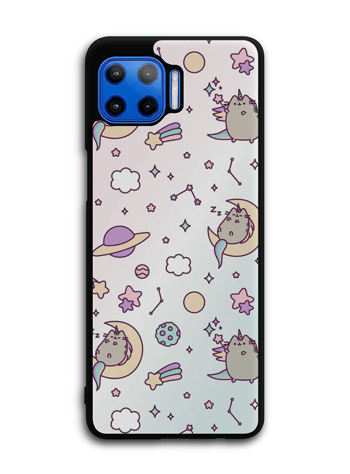 Pusheen The Cat Fairy Unicorn Motorola Moto One 5G Case , Moto One 5G UW Case , Moto G 5G Plus Case