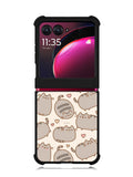 Pusheen The Cat Pattern Motorola Moto Razr Plus 2023 , Moto Razr+ 2023 Case