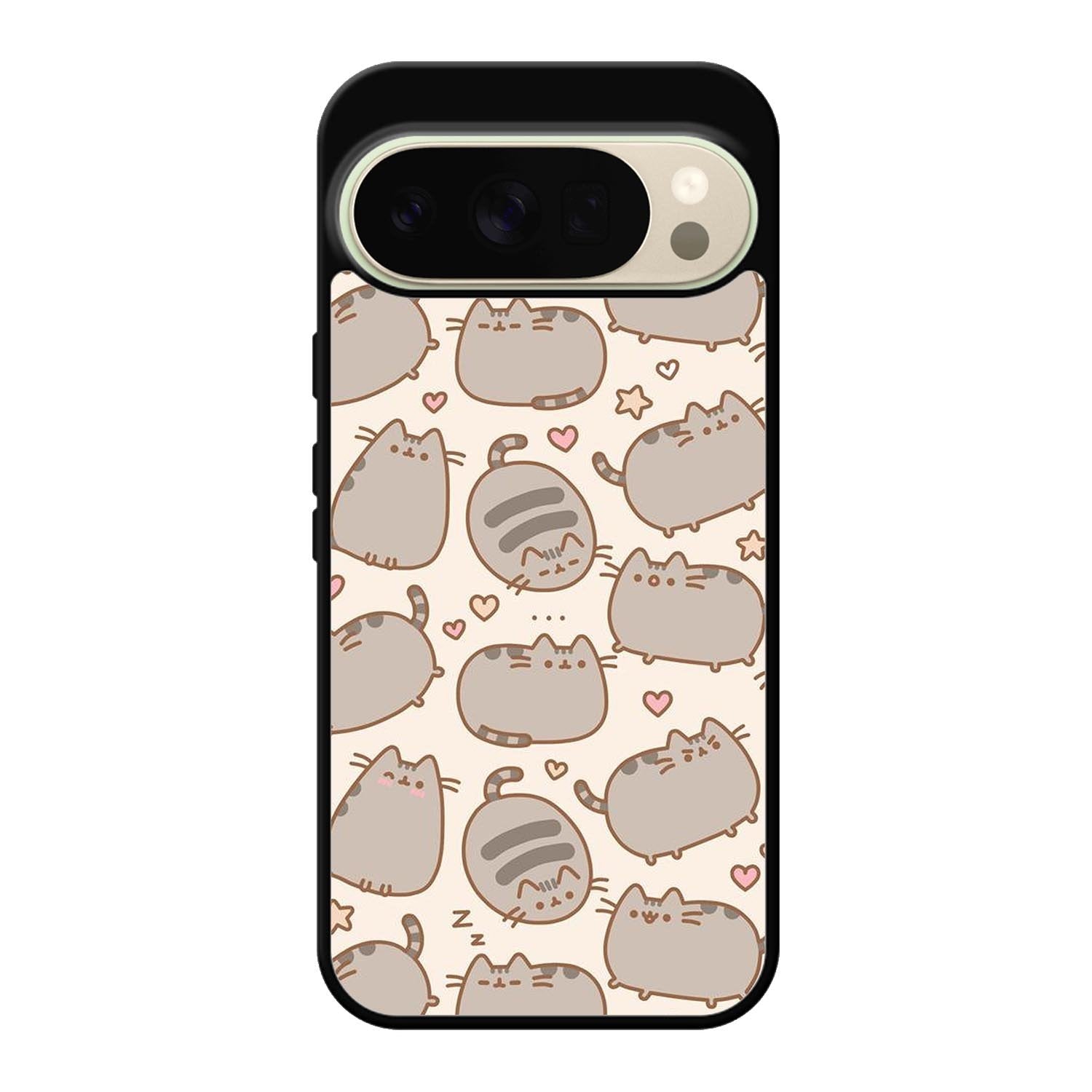 Pusheen The Cat Pattern Google Pixel 10 Pro Case